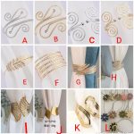 Metallic buckle curtain holders