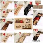 2pc rubber kitchen mat set