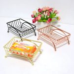 Steel soap dish