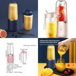 Portable blender with extra cup