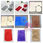 3pc bathroom mat set