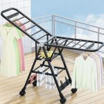 Aluminium clothes drying rack