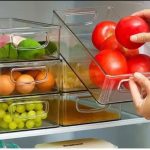 Acrylic fridge organizers