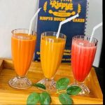 6pc smoothie glass set