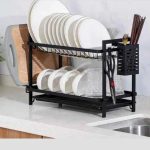 Two tier dishrack