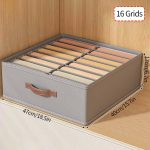 Partitioned closet organizer