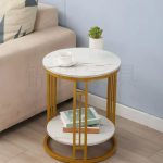 Double layer round side table