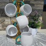 6pc Pot mug set