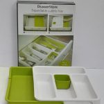 Expandable drawer cutlery organizer