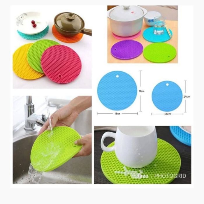 3pc silicone coaster set - Image 1