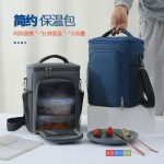 Double compartment lunch bag