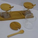 3 in 1 Glass jar set