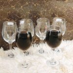 6pc wine glass set