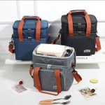 Double compartment lunch bag