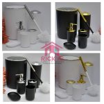 6pc bathroom accessories set