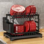 Two tier dishrack