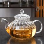 Glass tea pot