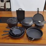 12pc Preseasoned cast-iron cookware set