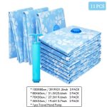 10pc vacuum compression storage bag set