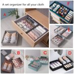 3pc undergarment organizer set