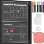 2pc acrylic weekly planner set