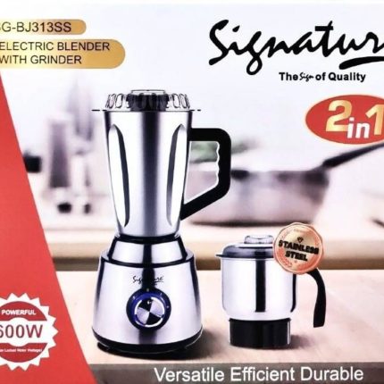 2 in one signature blender with steel jugs