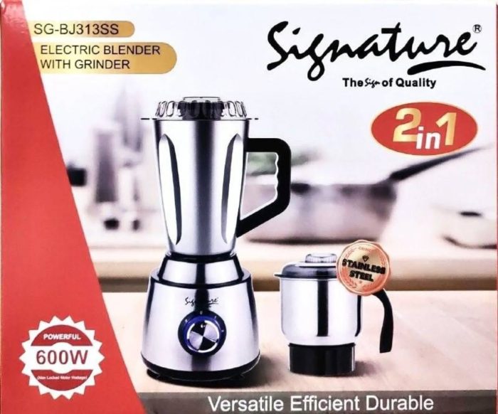 2 in one signature blender with steel jugs - Image 1