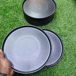 6pc dinner plate set