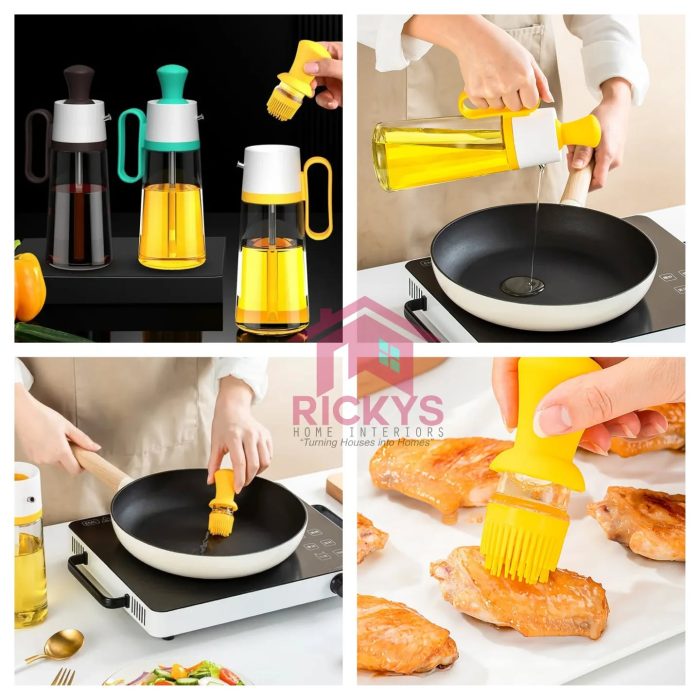 Oil Dispenser with BBQ Brush - Image 1
