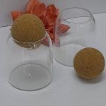 Glass candy jar