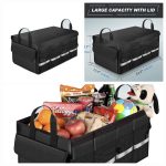 Heavy-duty car boot organizer