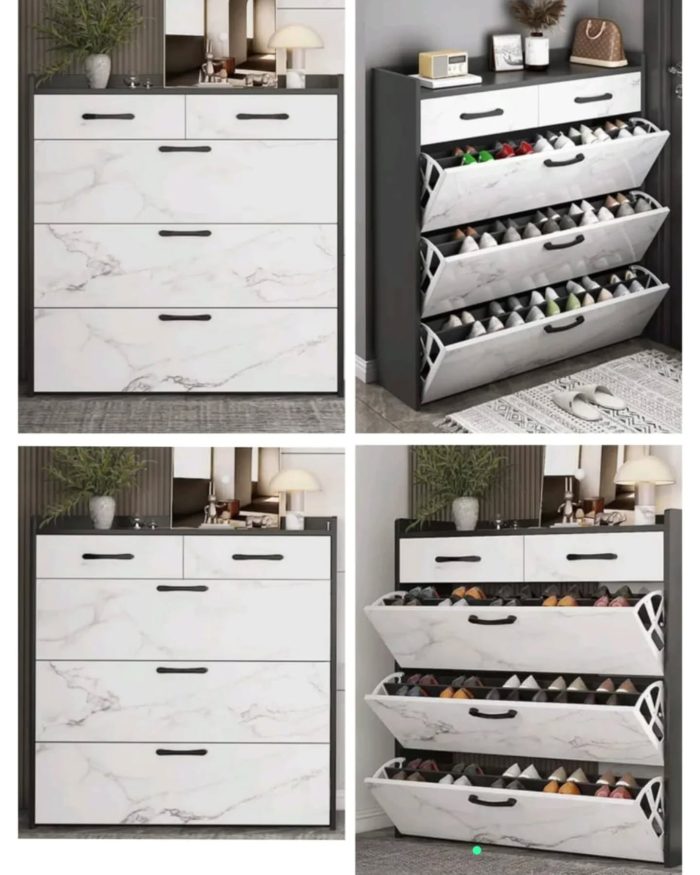 Bucket flip shoe rack - Image 1