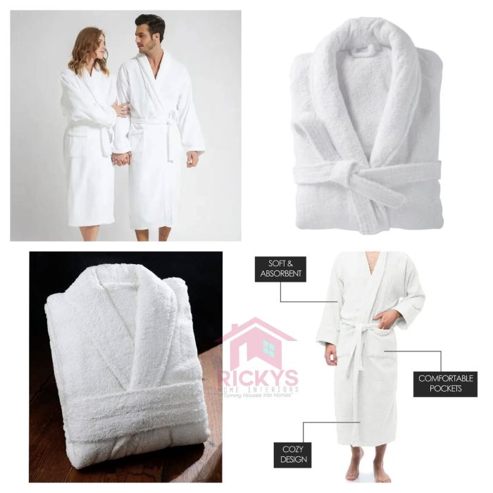 Cotton bathrobe - Image 1