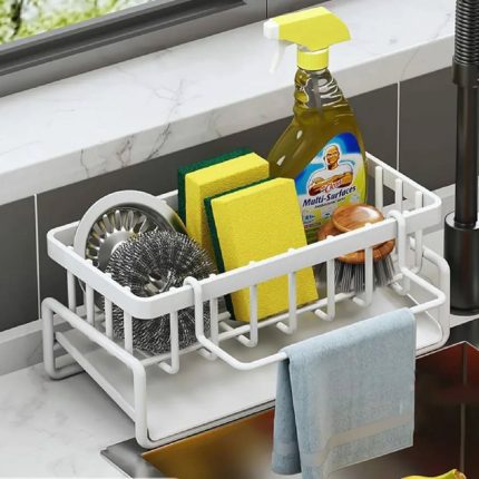 Sink Caddy with towel holder