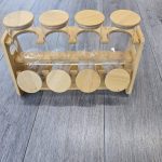 8pc spice jar set with stand