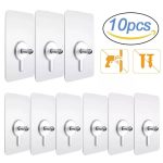 10pc adhesive hanging nail set