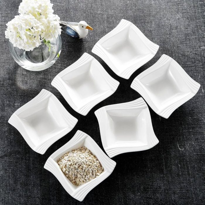 6pc ceramic soup bowl set - Image 1