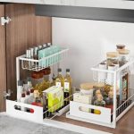 2 tier multipurpose organizer with slide rails