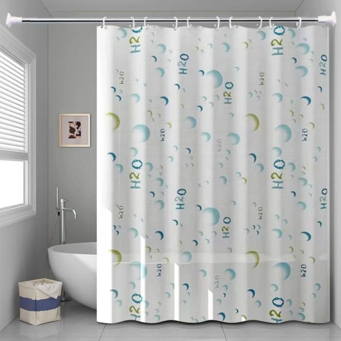 Shower curtain with hooks - Image 3