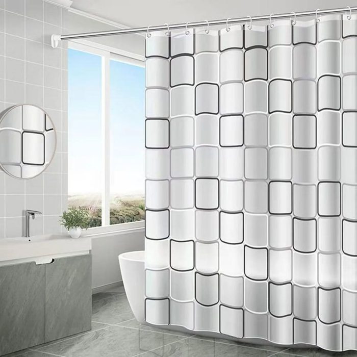 Shower curtain with hooks - Image 10