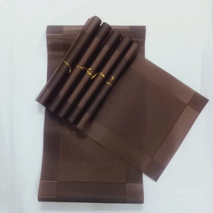 6pc table mat set with runner - Image 1