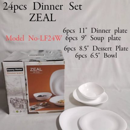 24pc zeal dinner set