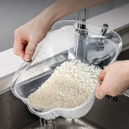 Multipurpose rice drainer