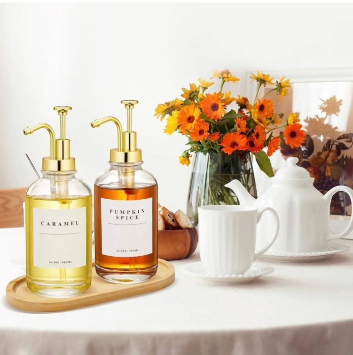 2pc coffee syrup dispenser set - Image 1