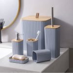 6pc bathroom accessories set