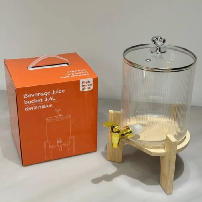 Ribbed juice dispenser - Image 1