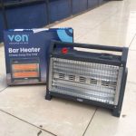 Von bar heater with humidifier