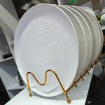 6pc ceramic plate set