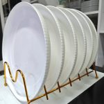 6pc ceramic plate set