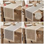 Cotton linen table runner